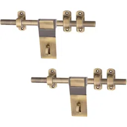 Atom White Metal Brass Antique Finish Adjustable Latch, AD-WZA-005-BA-12-102 (Pack of 2)-image-14