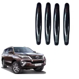 SPREADX Plastic Car Compact Black Colour Elegant Door Guard Protection Universal Type Suitable for Toyota Fortuner Type-2 (Set of 4 Pcs)-45