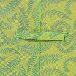 Kuber Industries Set Of 2 Green Metallic Leaf Print Foldable Rectangle Cloth Saree Stacker image 4