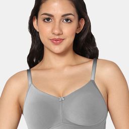 In Care Full Coverage All Day Comfort Non Padded Non-Wired Cotton T-shirt Bra-picture-3