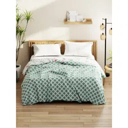 KOPA Super Soft Bamboo Micro Double Comforter For All Weather Green (Queen)-picture-3