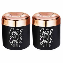 Pdd Falcon Black Apple Canister Set of 2 - 650 ml-picture-21