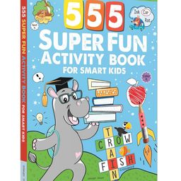555 SUPER FUN Activity Book for Smart Kids Activity Book Pack of 1 - English-7