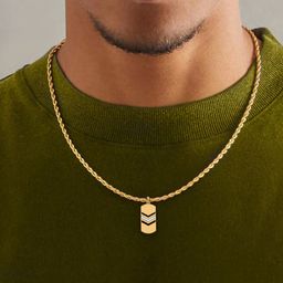KISNA DIAMOND AND GOLD JEWELLERY Men 18KT Pendant Diamond-1.37g-image-33