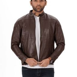 Everestwolf Men Leather Leather Jacket-image-72