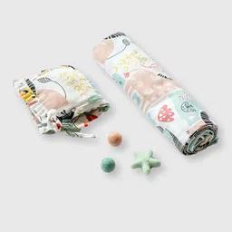 cocoon care Infants 2-Piece Printed Pure Cotton Baby Apparel Gift Set-57