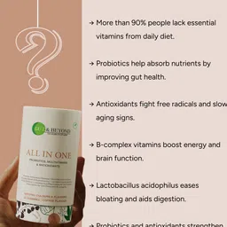GUT & BEYOND Multivitamin All-In-One Gummies - 60 Gummies- Lemon Flavor image 3
