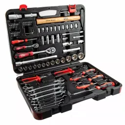 RS PRO 78 Piece Mechanical Tool Kit with Case Model No 8296568-39