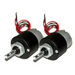 EASY ELECTRONICS 12V DC Gear Motor(Geared Motor) - 150 RPM-Set of 2-38