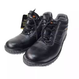 Hillson Mirage Steel Toe Safety Shoes High Ankle PU Sole Black Full Grain Leather Size UK 9-image-53