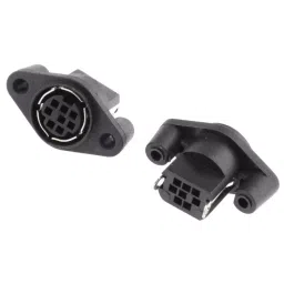 RS PRO 8 Pole Miniature DIN Socket 1 A 100 V AC Female Panel Mount, 1831805-picture-24