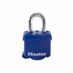 MASTER LOCK Key Weatherproof Padlock 10 mm Shackle, 312EURD-image-34