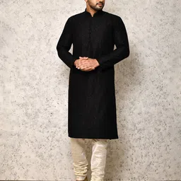 RANAK Men Thread Work Kurta-picture-17