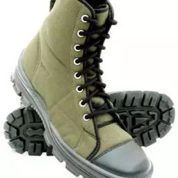 Liberty WARRIOR Plain Toe Safety Shoes High Ankle Olive Size UK 5, 7188-46-image-4