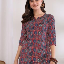 Moda Rapido Women Polyester Straight Kurtis-picture-44