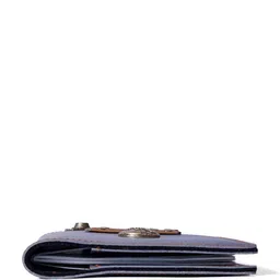 The Junket Men Geometric Checked Bow Detail Two Fold Wallet image 4