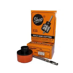 Sharp 9mm STD. H.S.S. Hole Saw Cutter (38.1mm High Speed Steel)-71
