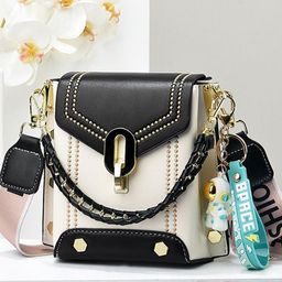 Diva Dale Colourblocked Structured Sling Bag-11