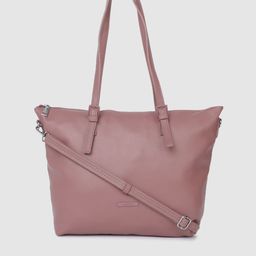 Caprese Pink OPIUM Leather Shoulder Bag-51