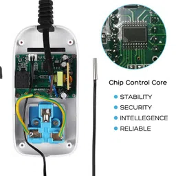 XK-W2001 Adjustable Temperature Controller Socket with 1M Probe and AU Plug image 3