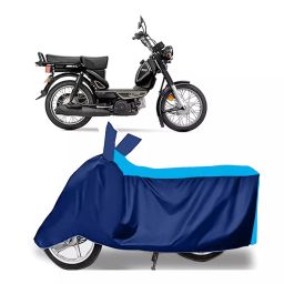 Auto Pearl Two Wheeler Cover for TVS XL 100 Heavy Duty BS6 - Cyan, Blue-image-86
