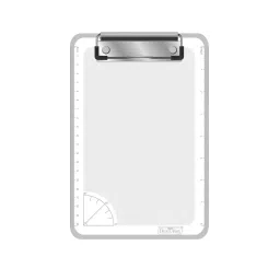 Soni Office Mate Small Exam Board with In-Built 20 cm Scale & 90° Protractor Metal Clip 23x5.7 cm Ideal for School, Home & Office Use-picture-10