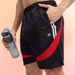 HRX by Hrithik Roshan Men Colourblocked Rapid-Dry Running Sports Shorts-picture-43