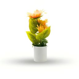 Myntra Elegant Homes White 1 Pieces Artificial Plant With Pot-5