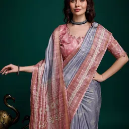 TASRIKA Women Woven Design Sequinned Saree-image-20