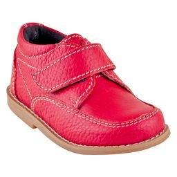 Beanz Solid Leather Shoes - Red-image-9