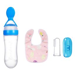 Kritiu Baby Non Toxic Food Grade Silicone Food Feeder Printed And Finger Toothbrush With Case Combo- Multicolor-23