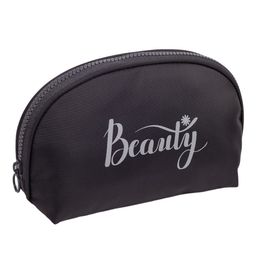 QIPS Round Beauty Cosmetic Pouch - Black-image-14
