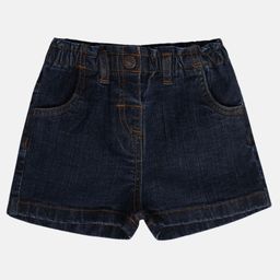 MINI KLUB Cotton Solid Shorts - Blue-image-46