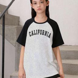 LOCAVESTIR Girls Printed T-shirt-30