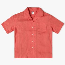 GAP Boys Textured Relaxed Fit Shirt with Patch Pocket-image-20