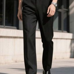 Next One Men Relaxed Straight Leg Easy Wash Formal Trousers-picture-22