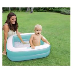 Intex Inflatable Swimming Pool Square - Pink image 5