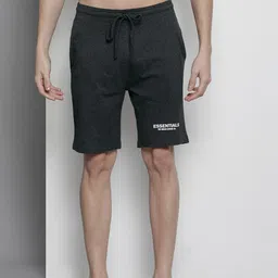 The Indian Garage Co Men Pack of 2 Solid Lounge Shorts-image-93