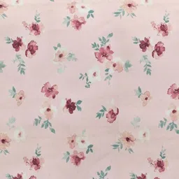 Ariana Pink & White Printed Cotton 210 TC King Bedsheet Set 2.70 m x 2.25 m-image-82