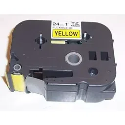 BROTHER Tape, 24Mm, Black/Yellow, Flexible, TZE-FX651-48