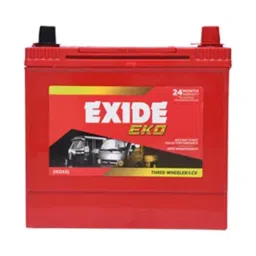 Exide Eko 55 Ah Automotive Battery Suitable for Three Wheeler, EKO55L-image-64