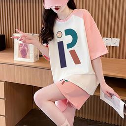 JC Mode Printed Round Neck T-Shirt & Short Co-Ords-image-74