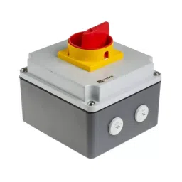 RS PRO Isolator Switch 4 Pole Panel Mount 25A Maximum Current 11 kW Power Rating IP65, 7737998-25