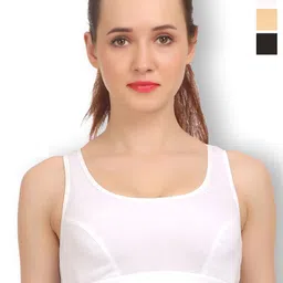 SELFCARE Pack Of 3 Full Coverage Non Padded Activewear Workout Bra - All Day Comfort-image-78
