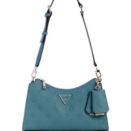 GUESS Floral Textured PU Structured Shoulder Bag-10