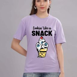 FALTU.CO Women Printed Drop-Shoulder Sleeves Pure Cotton T-shirt-image-98
