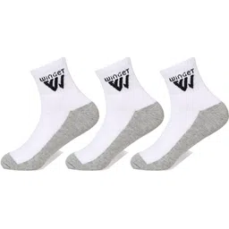Winget Men Pack Of 3 Patterned Cotton Ankle Length Socks-picture-40