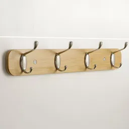 HOKIPO Brown Wood Wall Holder-27