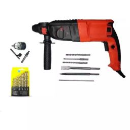 Sauran 26.0003 mm 1200 W Rotary Hammer Drill with 3 Bit & 2 Chisels-65