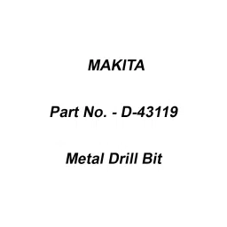 Makita HSS-Tin Metal Drill Bit Size 5.5 mm, D-43119-11